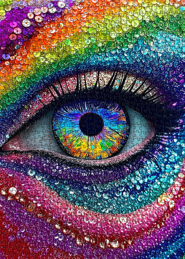 Rainbow Eye Jigsaw Puzzle 1000 piezas